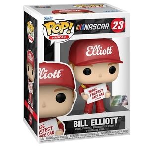 Funko Pop NASCAR Bill Elliott in Red and White